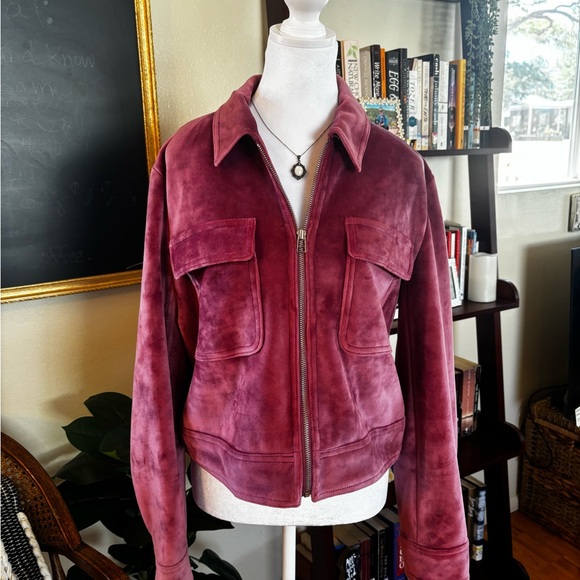 Nine West Pink Plush Jacket - Picture 3 of 8